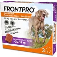 3 Stuks voor Honden 25-50 kg Frontpro Kauwtabletten - BE