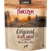 Purizon Large Black Angus, dinde - sans céréales pour chien - 1 kg