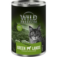 Ekonomipack: Wild Freedom Adult 24 x 400 g - Green Lands - Lamb & Chicken