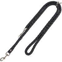 Trixie Cavo Trela ajustável preta para cães - T/S - M: 200 cm, 12 mm de largura