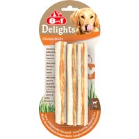 8in1 Delights, poulet, bâtonnets à mâcher pour chien - 75 g (3 bâtonnets)
