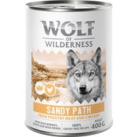Wolf of Wilderness Adult “Expedition” 6 x 400 g - Sandy Path - Fjäderfä & kyckling