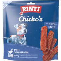 2x500g RINTI Chicko , canard - Friandises pour chien