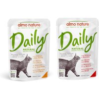 Ekonomipack: Almo Nature Daily Menu Pouch 24 x 70 g - Mixpack IV kyckling 2 sorter