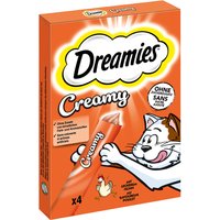 44x10g Catisfactions Creamy Snacks poulet - Friandises pour chat