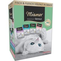 Blandpack: Miamor Ragout Royale 12 x 100 g - Multi-Mix Sauce (Kalkon & vilt, Tonfisk & kyckling, Anka & fjäderfä, Kyckling & lax)