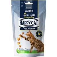 70g Happy Cat Culinary Crunchy Snack, volaille fermière - Friandises pour chat