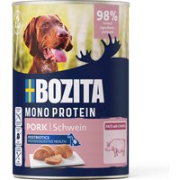 6x400g Bozita Dog Pate porc - Nourriture humide pour chiens