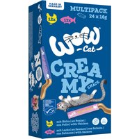 WOW Cat Creamy Snack 24 x 16 g pour chat - lot mixte (2 variétés)