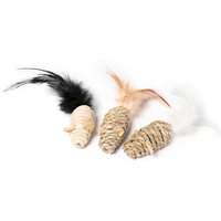 Karlie 3 möss sjögräs natur - 3-pack set