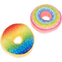 Hondenspeelgoed Squeaky Donuts Set - Set van 2: Ø 14 cm — afbeelding 1