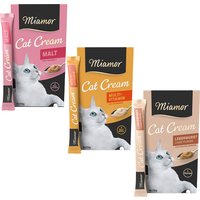 Miamor Cat Snack Cream prova-på-mix 18 x 15 g - Malt Cream, Multivitamin, Liver Paté
