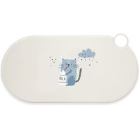 Set de table en silicone TIAKI Milky Kitty pour chien et chat - L 50 x l 25 cm