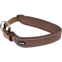 Zooplus TIAKI Halsband Soft Safe braun Größe L 55 65 cm Halsumfang 45 mm breit