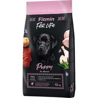 2x12kg Dog for Life Puppy All Breeds Fitmin Hrană uscată câini