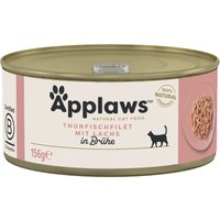 Applaws 6 x 156 g pour chat - filet de thon, saumon