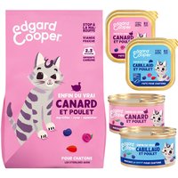 Offre d'essai Edgard & Cooper Kitten pour chaton - 2 kg de croquettes + 680 g de nourriture humide