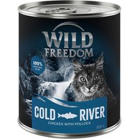 Wild Freedom Adult 6 x 800 g pour chat - Cold River - colin, poulet