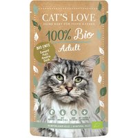 Cat's Love Bio 6 x 100 g pour chat - canard bio