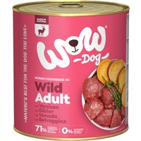 6x 800g WOW Adult Wild nourriture pour chien humide