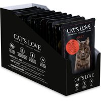 Cat's Love 12 x 85 g pour chat - lot mixte