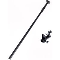 Fixation TIAKI pour barres télescopiques sur balustrade - lot : fixation + barre téléscopique