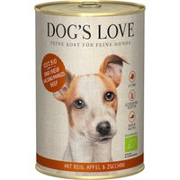 Dog's Love Bio 6 x 400 g pour chien - bœuf bio