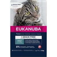 Economy Pack: 2x10kg Eukanuba Adult Graanvrij Rijk aan Zalm Droog Kattenvoer
