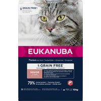 Eukanuba Senior Grain Free rico em salmão ração para gatos - 2 kg