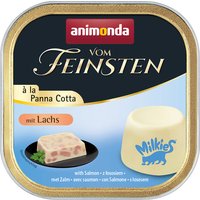 animonda Vom Feinsten Adult à la Panna Cotta 32 x 100 g pour chat - saumon
