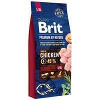 Brit Premium by Nature Senior L/XL - dog dry food - 15kg