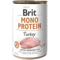 12x400g Brit Mono Protein dinde pâtée pour chien