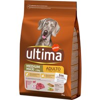 Ultima Medium / Maxi Adult bœuf pour chien - 3 kg