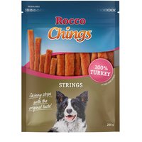 Rocco Chings Strings Snack per cane - 200 g Tacchino