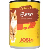 JosiCat en sauce 12 x 415 g pour chat - bœuf