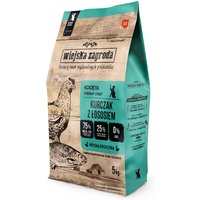 Wiejska Zagroda Kitten poulet, saumon pour chaton - 2 x 5 kg