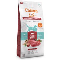 Calibra Life Junior Small & Medium Breed bœuf frais pour chiot - 2 x 12 kg