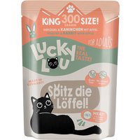 6x300g Lucky Lou adulte volaille & lapin nourriture pour chat humide
