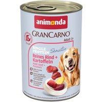 Voordeelpakket: 24x400g animonda GranCarno Adult SensitivePuur Rund & Aardappelen Honden Natvoer