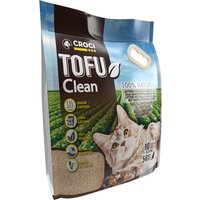 Litière Croci Tofu Clean pour chat - 2 x 10 L (environ 9 kg)