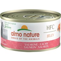 Almo Nature HFC Natural 6 x 70 g pour chat - saumon en gelée