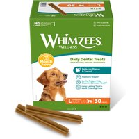 Pack économique : 2 x 1,800 g Whimzees Monthly Stix Box Taille L snacks pour chien