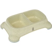 Gamelle double TIAKI 2 x 650 ml pour chien et chat