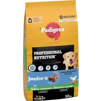 2x 12kg Pedigree Professional Nutrition Junior met Gevogelte & Groente hondenvoer droog