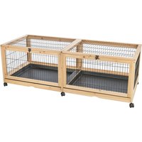 Clapier Trixie pour cochon d’Inde et lapin nain - L 150 x l 50 x H 60 cm