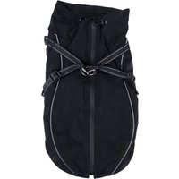 Manteau TIAKI Harness Arkon, noir pour chien - longueur du dos : environ 60 cm