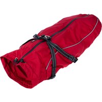 Manteau TIAKI avec harnais Arkon, rouge pour chien - longueur du dos : environ 45 cm