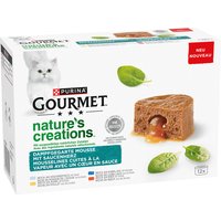 12x 85g Gourmet Nature’s Creations Cœur en sauce 12 x 85 g pour chat