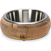 Designed by Lotte Mandira skål i trä och rostfritt stål - 650 ml, Ø 16,5 cm