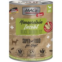 Lot MAC's Monoprotein Insectes & Superfood 24 x 750 g pour chien - insectes